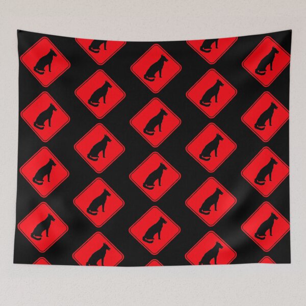 Item preview, Dog Warning Sign Caution Notice Danger Symbol Cool Comic Cartoon designed and sold by shirt-o-mat.
