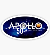 The NASA Apollo 50th anniversary logo Sticker
