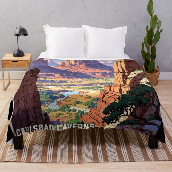 Item preview, Carlsbad Caverns National Park USA Retro Anime Japanese 80s Vintage Travel designed and sold by Retro-Anime9.