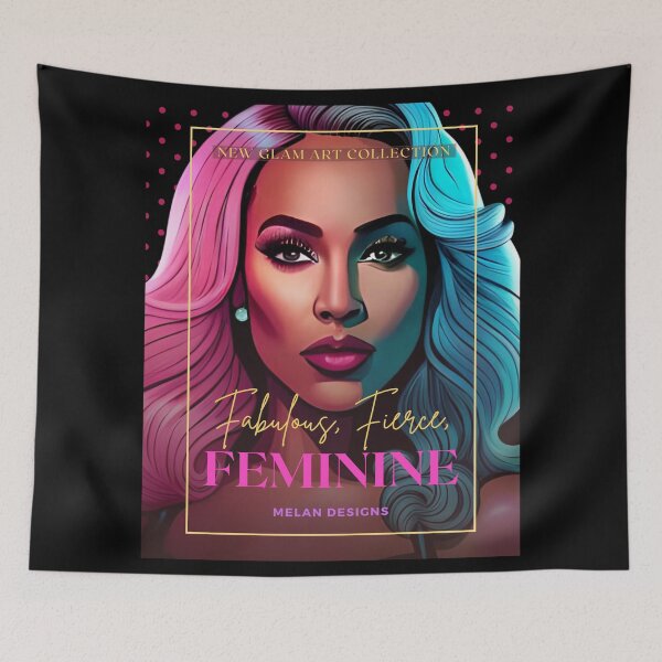Item preview, Fabulous Fierce Feminine Pretty In Pink Gorgeous Woman  designed and sold by Melan Designs.