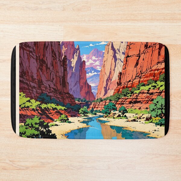 Item preview, Capitol Reef National Park USA Retro Anime Japanese 80s Vintage Travel designed and sold by Retro-Anime9.