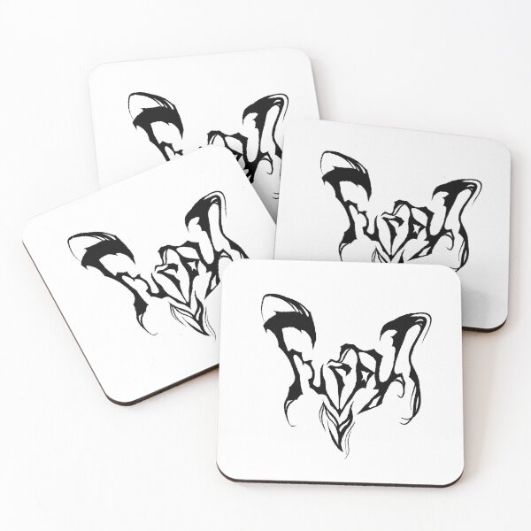 Item preview, Black metal Furby logo designed and sold by catfood-draws.