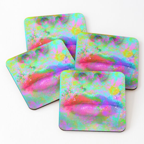 Item preview, Floral Fusion, lips drawing vivid colours designed and sold by Tropical Studio.