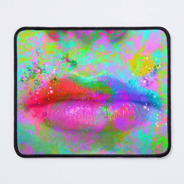 Item preview, Floral Fusion, lips drawing vivid colours designed and sold by Tropical Studio.