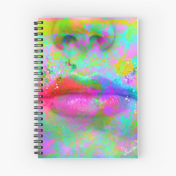 Item preview, Floral Fusion, lips drawing vivid colours designed and sold by Tropical Studio.