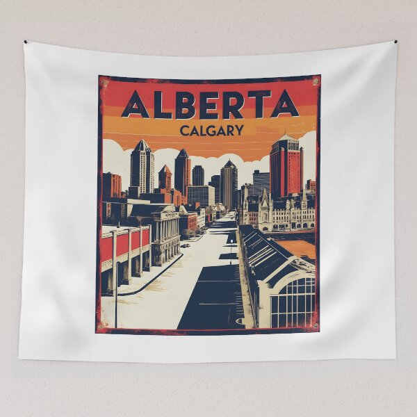 Item preview, Alberta Calgary Canada 1950s Vintage Travel Tourism designed and sold by TravelersGems.