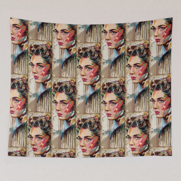 Item preview,  Abstract and Surreal Art - Painted Lady  designed and sold by CanvasCarousel.