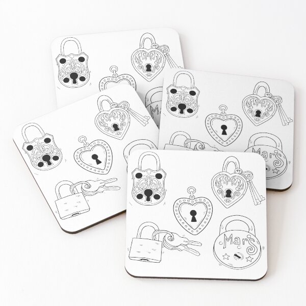 Item preview, Vintage locks designed and sold by catfood-draws.
