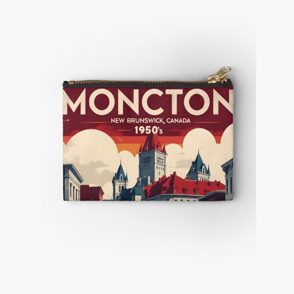 Item preview, Moncton Canada 1950s Vintage Travel Tourism designed and sold by TravelersGems.
