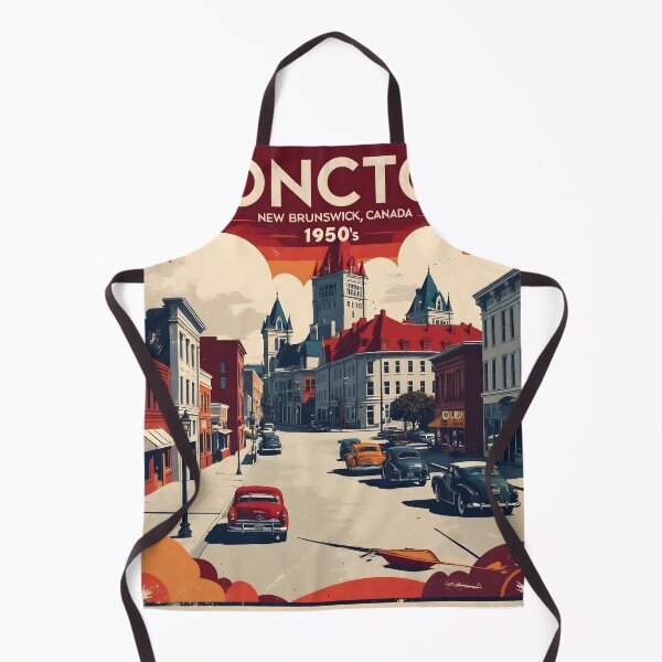 Item preview, Moncton Canada 1950s Vintage Travel Tourism designed and sold by TravelersGems.
