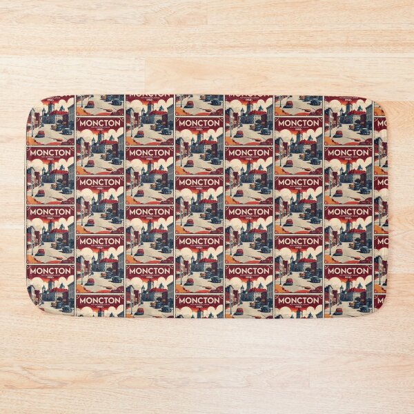 Item preview, Moncton Canada 1950s Vintage Travel Tourism designed and sold by TravelersGems.