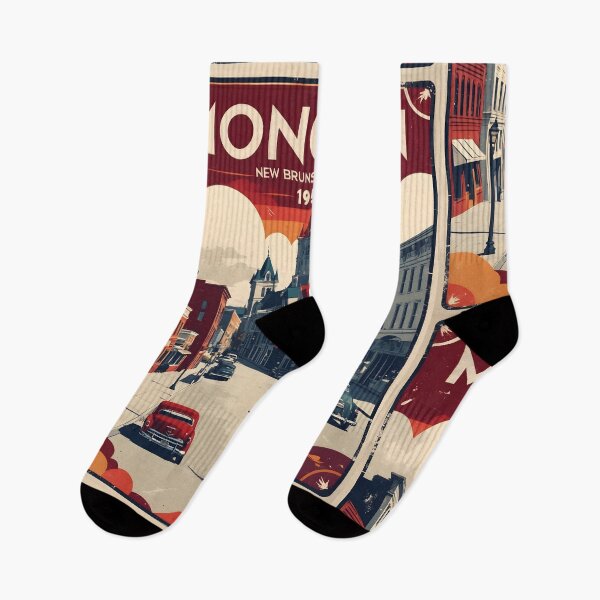 Item preview, Moncton Canada 1950s Vintage Travel Tourism designed and sold by TravelersGems.