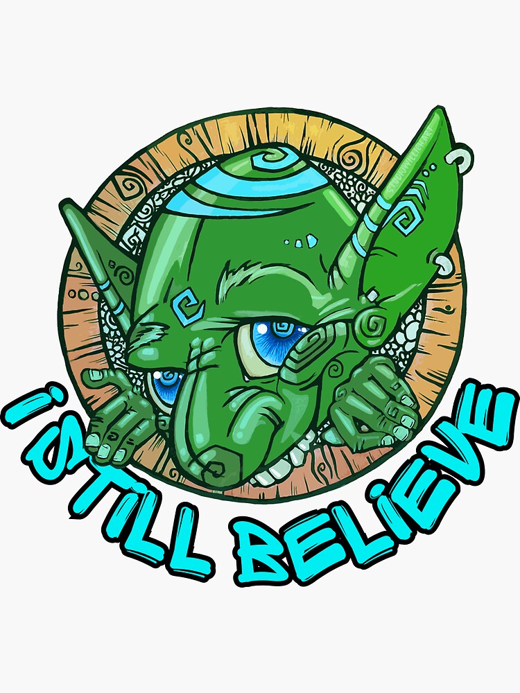 Thumbnail 3 of 3, Sticker, I still believe designed and sold by jillwilli.