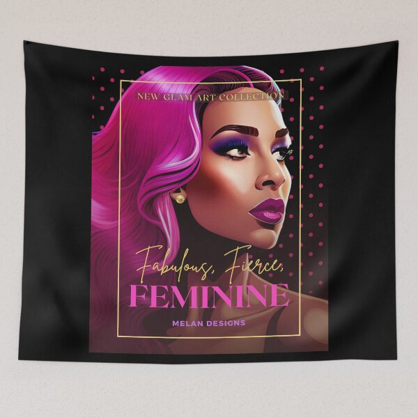 Item preview, Fabulous Fierce Feminine Pretty In Pink Gorgeous Woman  designed and sold by Melan Designs.