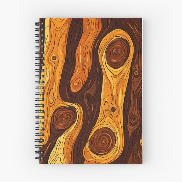 Item preview, Modern abstract art inspired by wooden textures designed and sold by Piotrek0001.