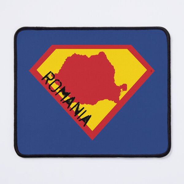 Item preview, SUPER ROMANIA SHIELD - Freedom Is The Superpower - SUPERHERO spellout design designed and sold by pelagio.