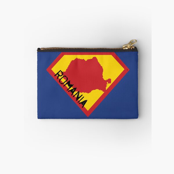Item preview, SUPER ROMANIA SHIELD - Freedom Is The Superpower - SUPERHERO spellout design designed and sold by pelagio.