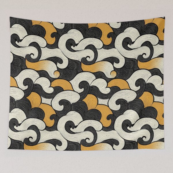 Item preview, Artistic woodgrain with geometric flair and flow designed and sold by Piotrek0001.