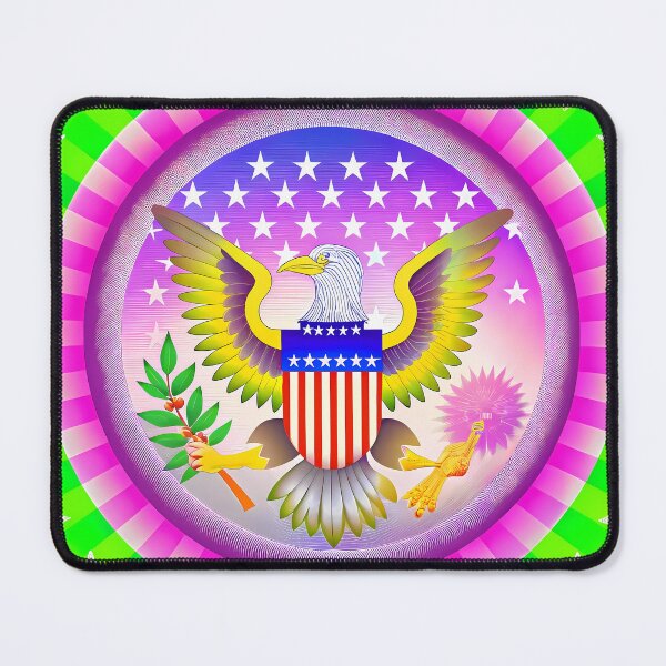 Item preview, EEUU Great Seal American Eagle Symbolic Art USA designed and sold by ART ATTACK ZONE.