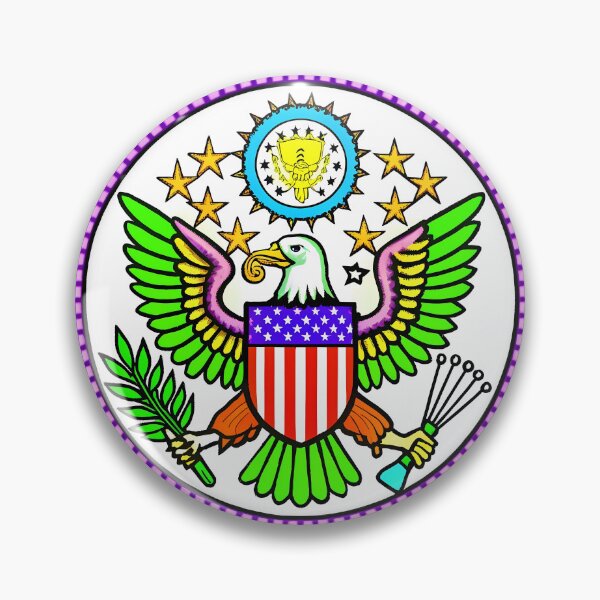Item preview, Seal American Eagle Symbolic Art USA designed and sold by ART ATTACK ZONE.