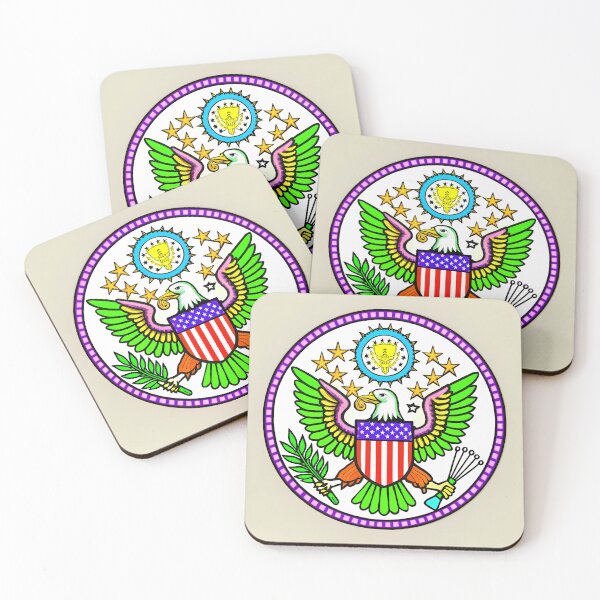 Item preview, Seal American Eagle Symbolic Art USA designed and sold by ART ATTACK ZONE.