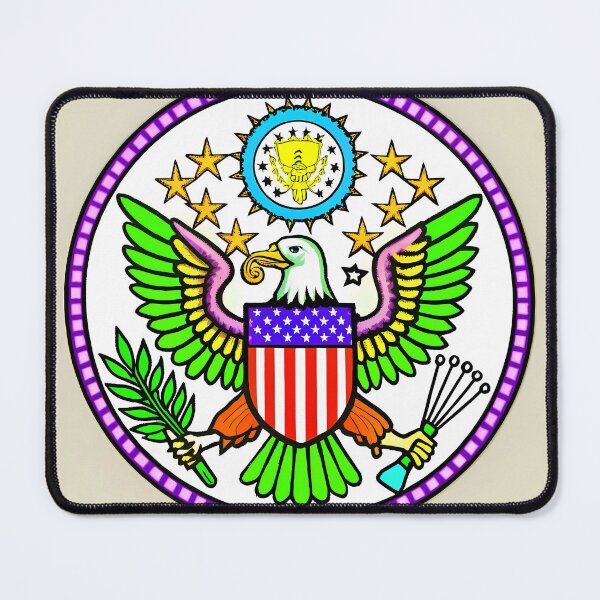 Item preview, Seal American Eagle Symbolic Art USA designed and sold by ART ATTACK ZONE.