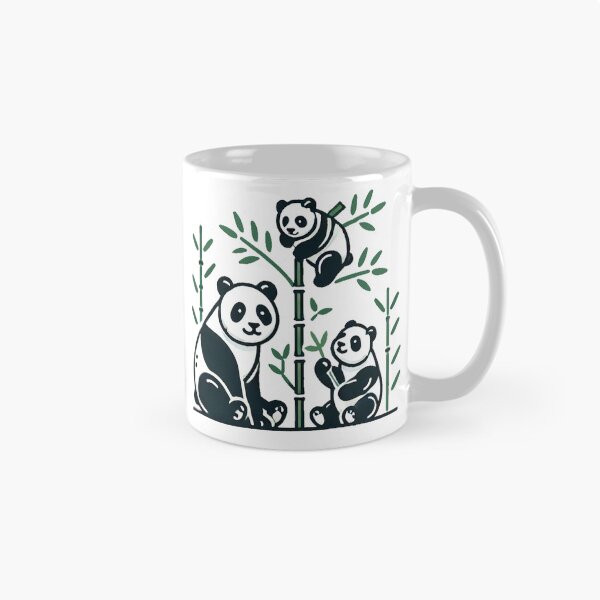 Aperçu de l'œuvre Famille Panda créée et vendue par Tenpaces.