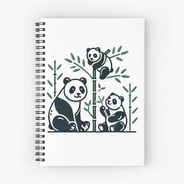 Artikelvorschau, Panda-Familie entworfen und verkauft von Tenpaces.