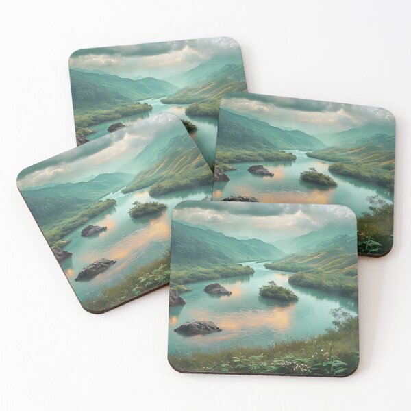 Item preview, Tranquil river designed and sold by Jambonfromage.