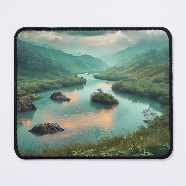 Item preview, Tranquil river designed and sold by Jambonfromage.
