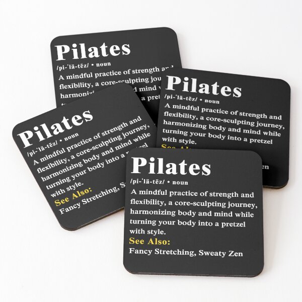 Item preview, Funny Pilates Definition Pilates reformer Humor designed and sold by MouDantArts.