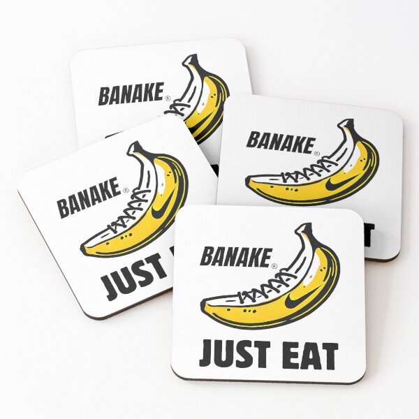 Aperçu de l'œuvre Banake Just Eat - Conception de parodie de baskets à la banane amusante créée et vendue par Psycho-Crazy.