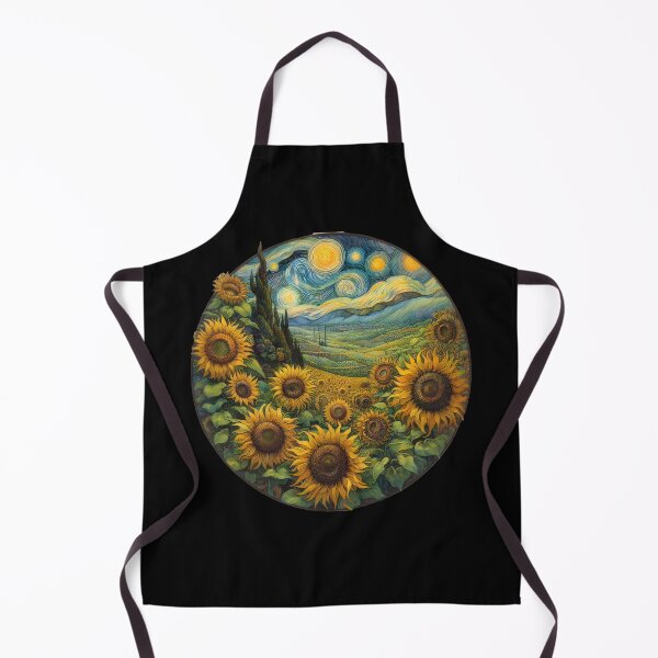 Item preview, Sunflowers on a Starry Night, Inspired by VanGogh  designed and sold by romeobravado.