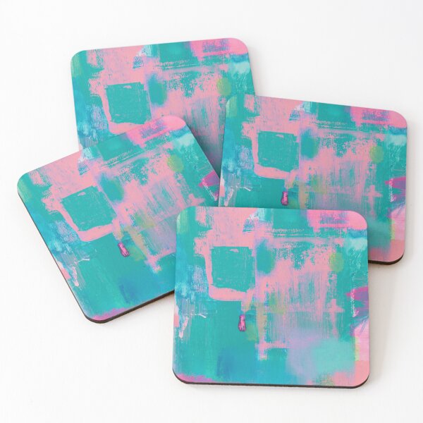 Item preview, "Happier Accident" Colorful Abstract Print designed and sold by FABOArt.
