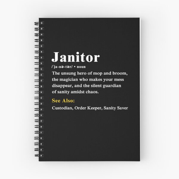 Item preview, Janitor Definition Dad Custodian Humor Father's Day Gift designed and sold by MouDantArts.