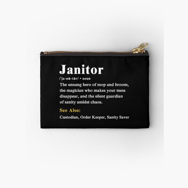 Item preview, Janitor Definition Dad Custodian Humor Father's Day Gift designed and sold by MouDantArts.