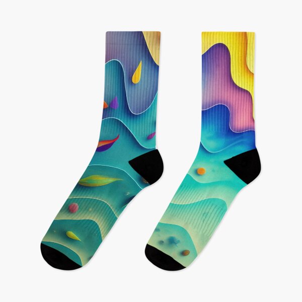 Item preview, Colorful waves designed and sold by Laviniaalexa1.