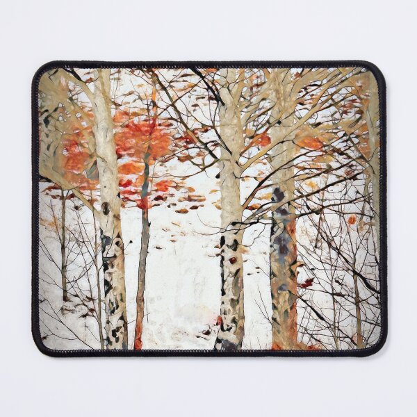 Item preview, Aspen Trees Trunks In Snow designed and sold by art64.