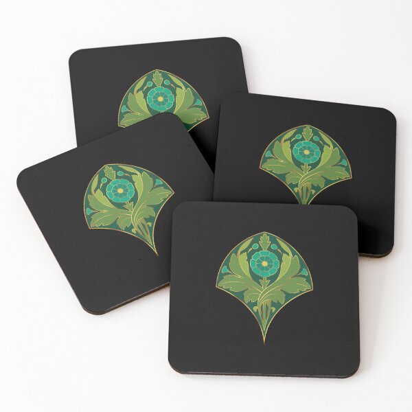 Item preview, Elegant Art Nouveau Deco Botanical  designed and sold by Skull Fern.