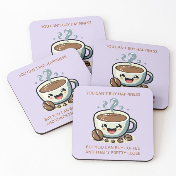 Item preview, You can't buy happiness but you can buy Coffee designed and sold by chromavibes-art.