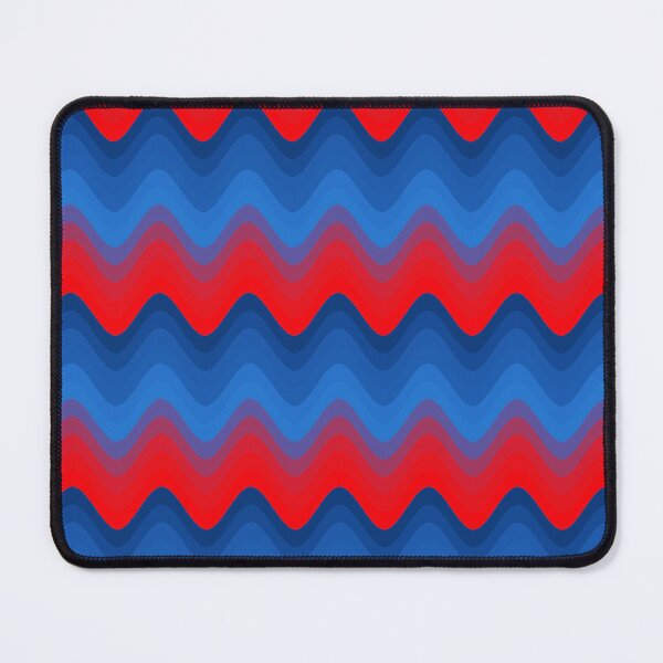Item preview, Serpentine Blue and Red Seamless Pattern designed and sold by Sharon Schwalbe.