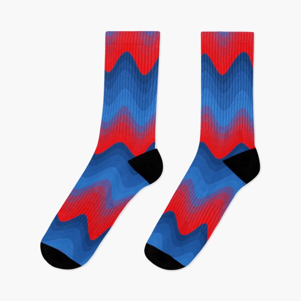 Item preview, Serpentine Blue and Red Seamless Pattern designed and sold by Sharon Schwalbe.