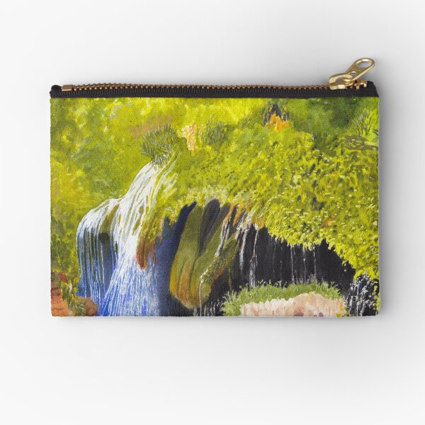 Item preview, Rainforest Waterfall Watercolor and Acrylic designed and sold by The Elderberry Blossom.