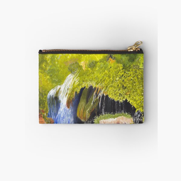 Item preview, Rainforest Waterfall Watercolor and Acrylic designed and sold by The Elderberry Blossom.