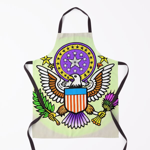 Item preview, Psychedelic Seal American Eagle Symbolic Art USA designed and sold by ART ATTACK ZONE.