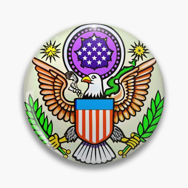 Item preview, United States Seal American Eagle Symbolic Art USA designed and sold by ART ATTACK ZONE.