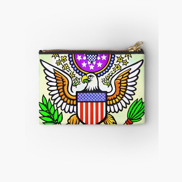 Item preview, Patriotic Emblem Seal American Eagle Symbolic Art USA designed and sold by ART ATTACK ZONE.