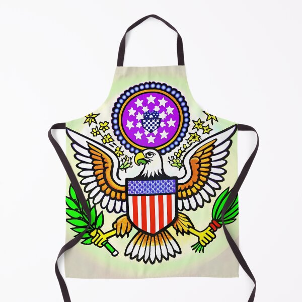 Item preview, Patriotic Emblem Seal American Eagle Symbolic Art USA designed and sold by ART ATTACK ZONE.