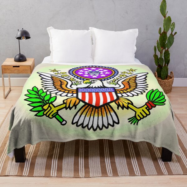 Item preview, Patriotic Emblem Seal American Eagle Symbolic Art USA designed and sold by ART ATTACK ZONE.