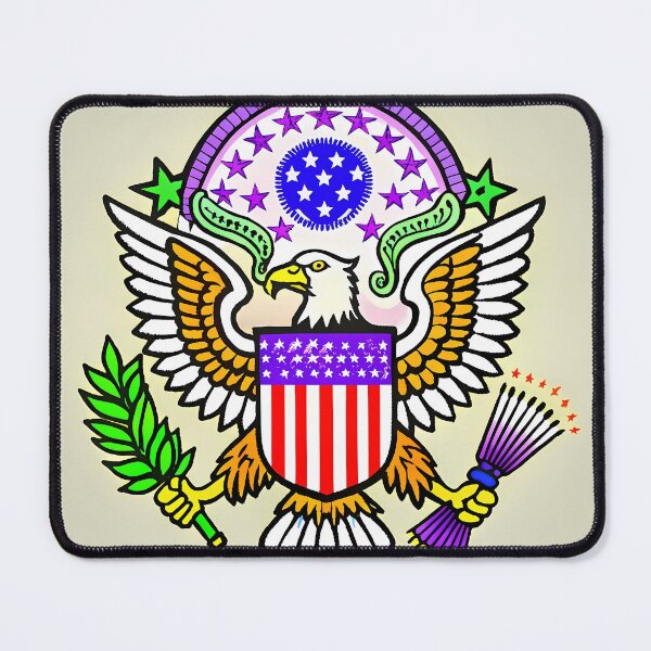Item preview, Design Modern Seal American Eagle Symbolic Art USA designed and sold by ART ATTACK ZONE.